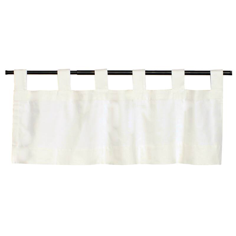 ThermaLogic Weathermate Insulated Cotton Tab Top Valance