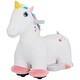 preview thumbnail 20 of 18, 6V Electric Ride-On Pony with Music, PU Wheels, Comfortable Seat, and Handle Control, Ages 3+