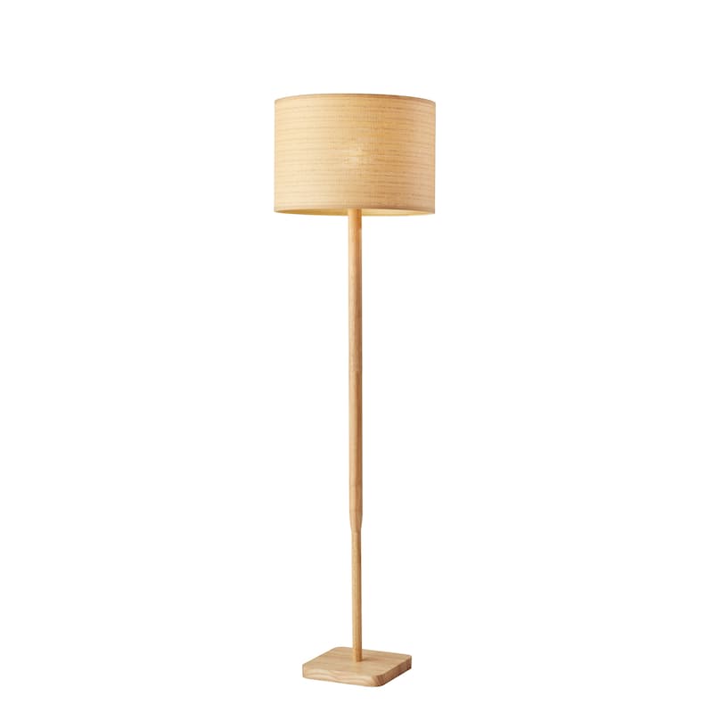 Adesso Ellis Floor Lamp - Natural Woven