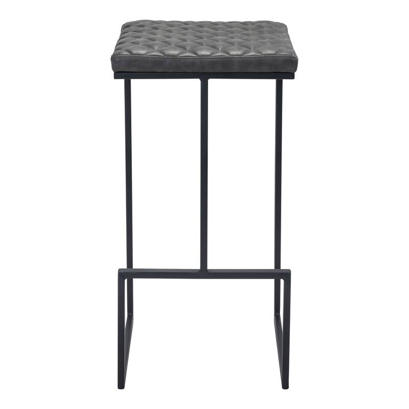 Black Oak Barstool Gray