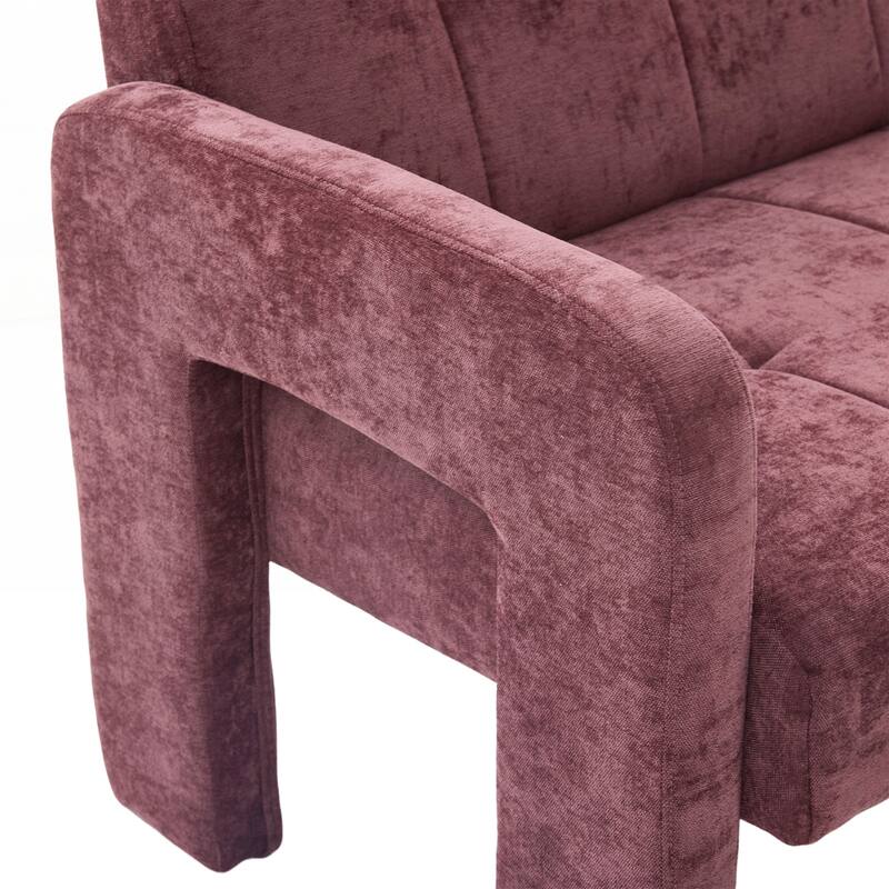 Modern Double Armchair Living Room & Bedroom Compact Upholstered Sofa Leisure Sofa