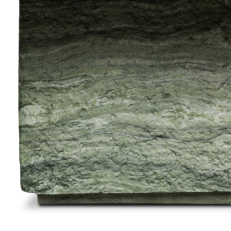 Stilo Slab Top Concrete Coffee Table with Marble and Stone Finish