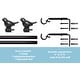 preview thumbnail 45 of 56, Cute Bird Finial Adjustable Decorative Designer Curtain Rod