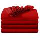 Bare Home 2-Pack Microfiber Fitted Bottom Sheets Deep Pocket