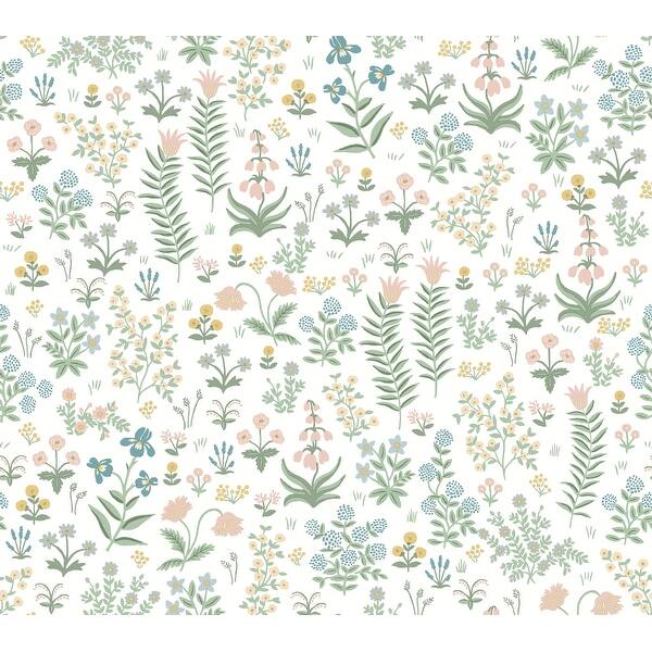 Rifle Paper Co.Menagerie Garden Blush Multicolor Peel and Stick Wallpaper Bed Bath & Beyond