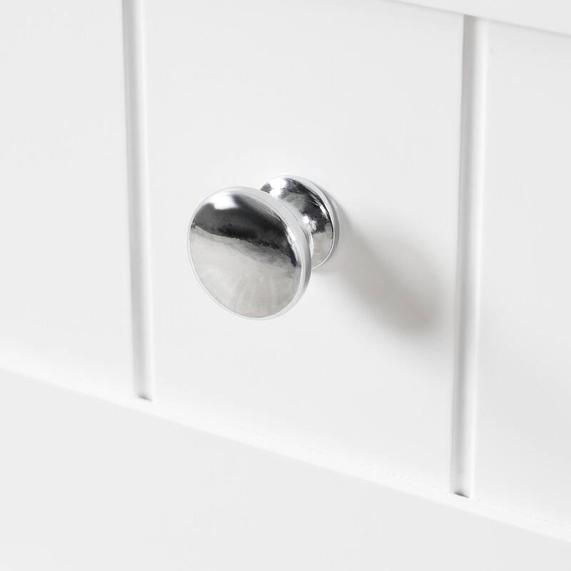 Tall Bathroom Storage Cabinet, Freestanding Storage Cabinet with Drawer and Adjustable Shelf, MDF Board with Painted Finish