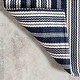 preview thumbnail 35 of 38, Home Conservatory Ticking Stripe Handwoven Indoor/Outdoor Area Rug
