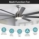 preview thumbnail 125 of 128, Sofucor 52/66/72/76/84Inch Large Ceiling Fan with Dimmable LED Light ,Remote&APP Control,8 Blades for Large Living Room,Porch