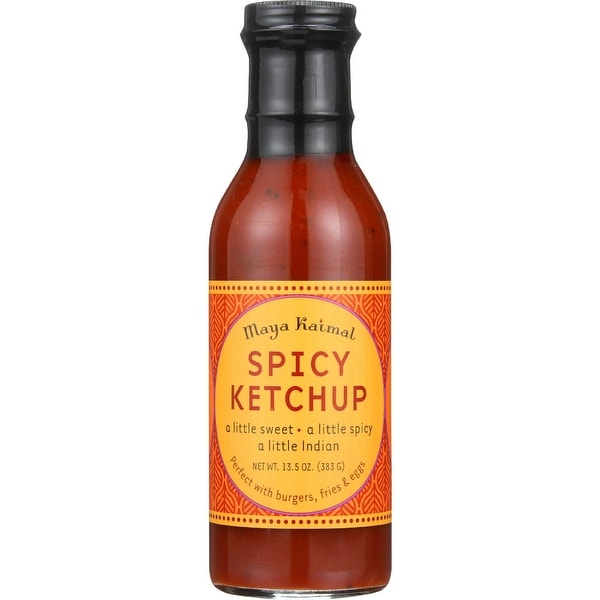 Maya Kaimal Ketchup - Spicy - 13.5 oz - case of 6