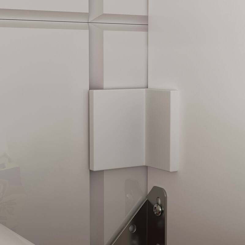 Modular White Kitchen Cabinet Set Customizable Base and Wall Cabinets Pantry Storage and DIY Countertop Design(Without desktop)