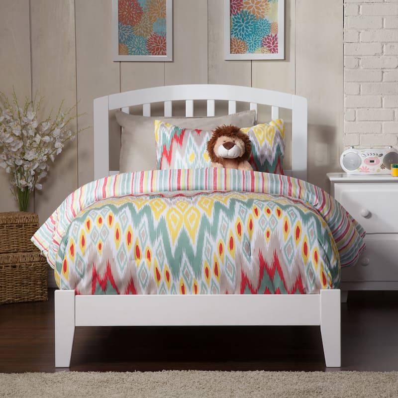 Richmond Twin XL Foundation Bed Frame in White