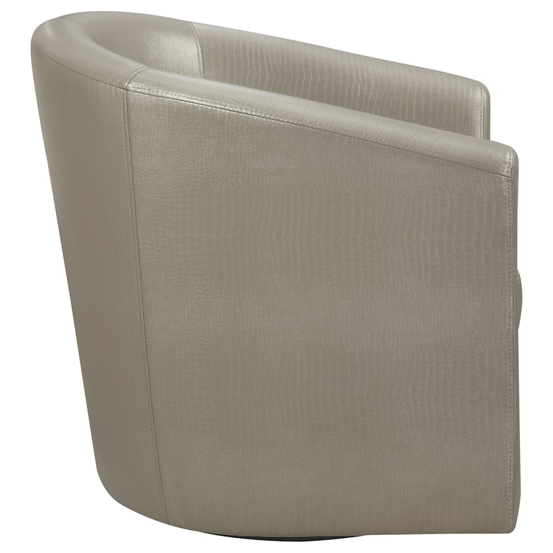 Turner Upholstered Barrel Back Swivel Chair