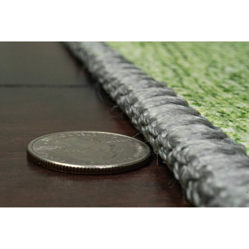 Dynamic Rugs Kidz Green/Multi Polyester Children's Area Rug