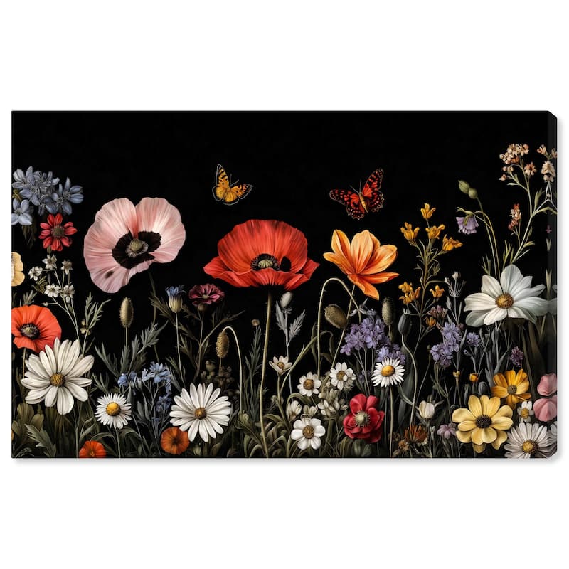 Wildflower Panorama Canvas by Art Remedy, Gallery Wrapped - 36" x 24"