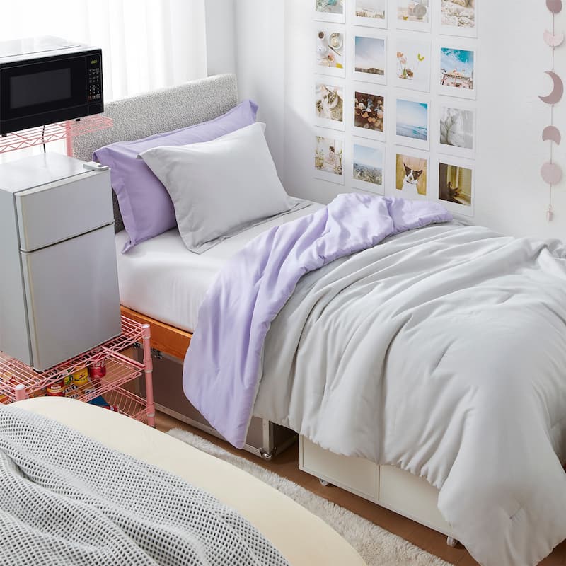 Dorm Haul® - Cozy College Comforter Set - Twin XL Reversible Bedding