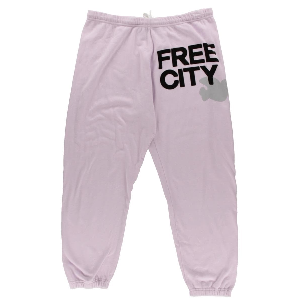 pink free city sweatpants