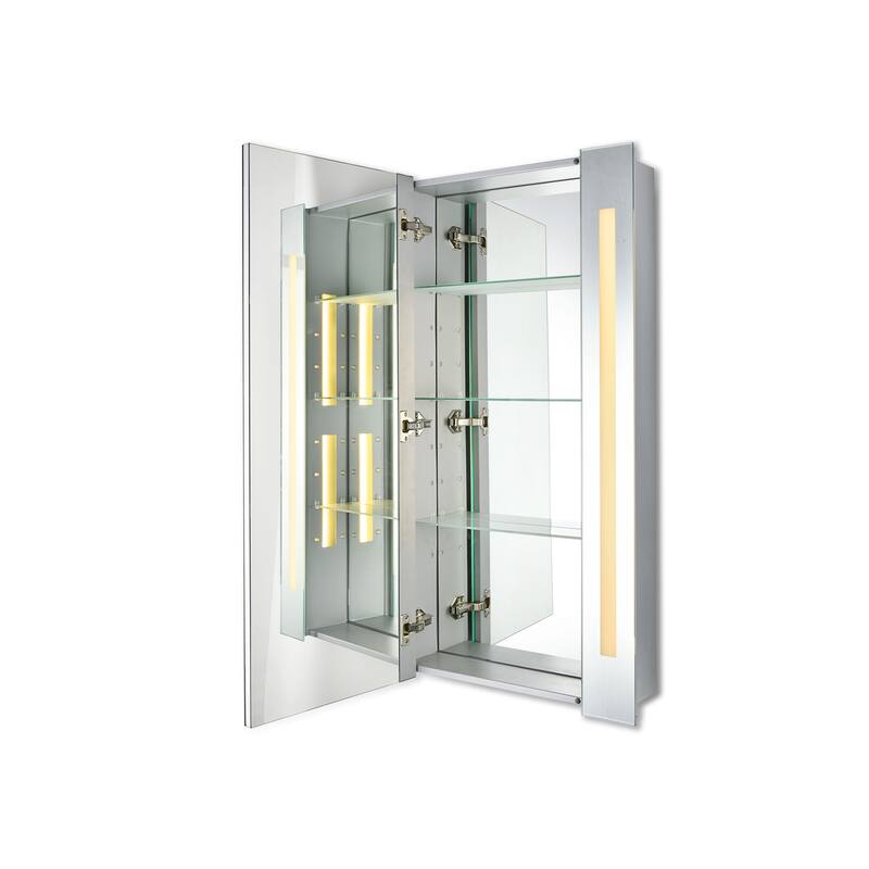 Elixir Mirror Cabinet W23.5" H27.5" 3000K - White