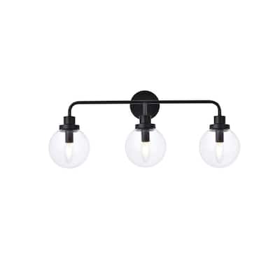 Elegant Lighting LD7035W28 Hanson 3 Light 28" Wide Vanity Light