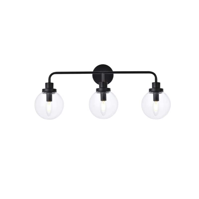 Elegant Lighting LD7035W28 Hanson 3 Light 28" Wide Vanity Light
