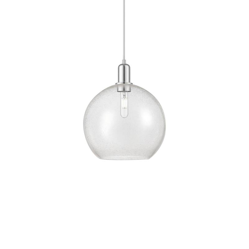 Innovations Lighting 716-1P-15-12 Athens Pendant Athens 12" Wide - Polished Chrome / Seedy