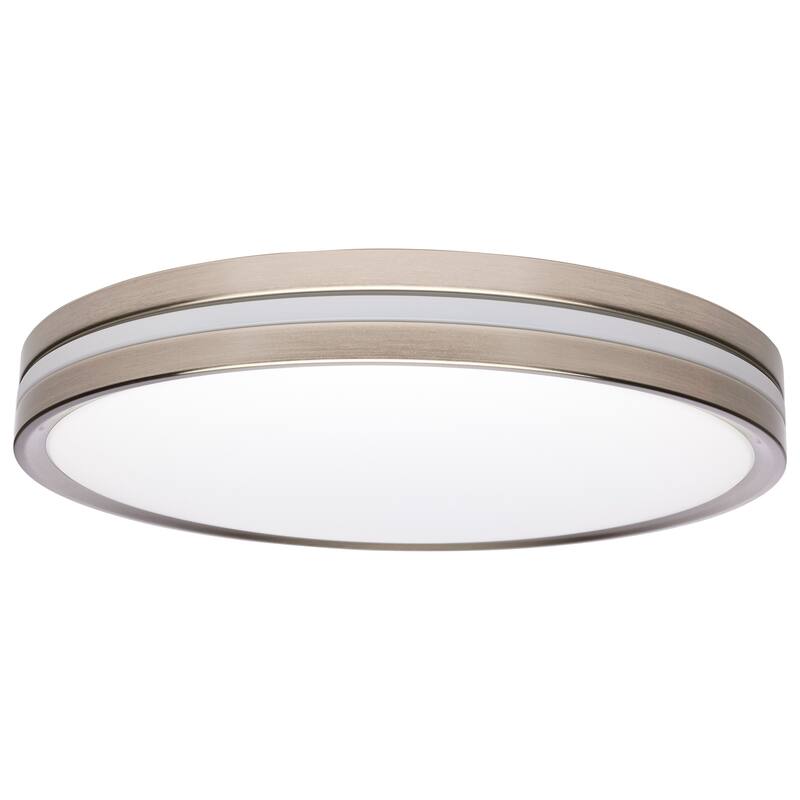 15 Inch Surface Mount with Night Light 5 CCT Selectable Brushed Nickel Finish - Brushed Nickel