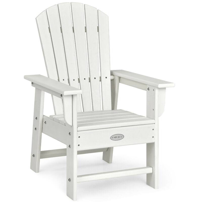 Gymax Set of 2 Kids Patio Adirondack Chair Armchair Weather Resistance