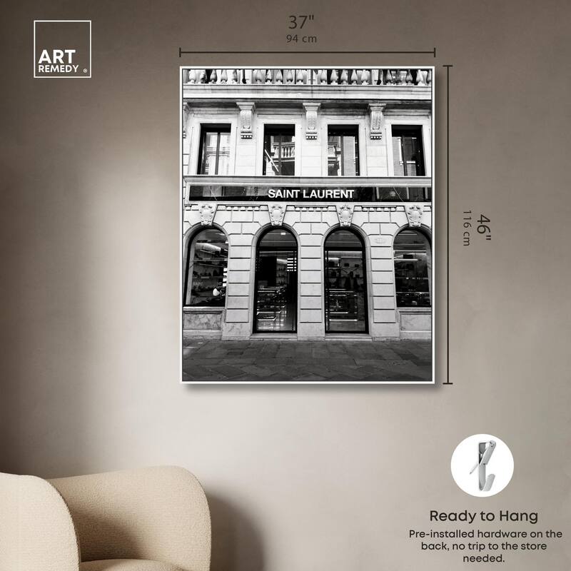 Glam Store front II Canvas by Art Remedy