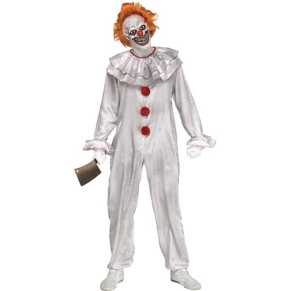 Adult Carnevil Clown Pennywise It Costume Standard 42 46 Chest On Sale Overstock