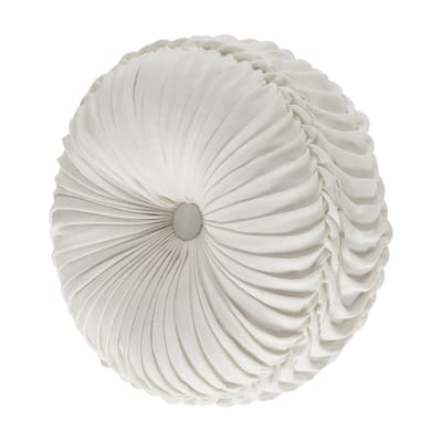 J. Queen New York Aimee Tufted Round Decorative Throw Pillow