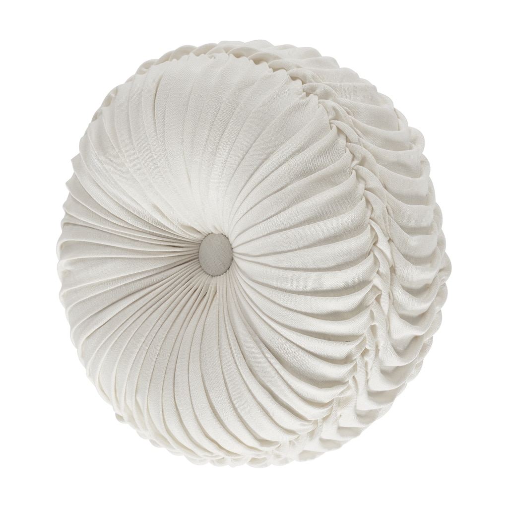 J. Queen New York Aimee Tufted Round Decorative Throw Pillow