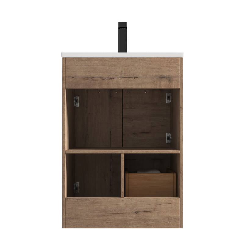 Blossom Hanover 24 Inch Bathroom Vanity with Topmount Ceramic Sink