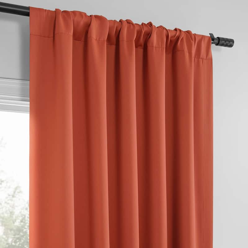 Exclusive Fabrics Room Darkening Curtains for Bedroom & Living Room Curtains - Window Drapes (2 Panels).