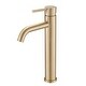 preview thumbnail 9 of 14, Bathlet Vessel Single Handle Bathroom Sink Faucet Brushed Gold