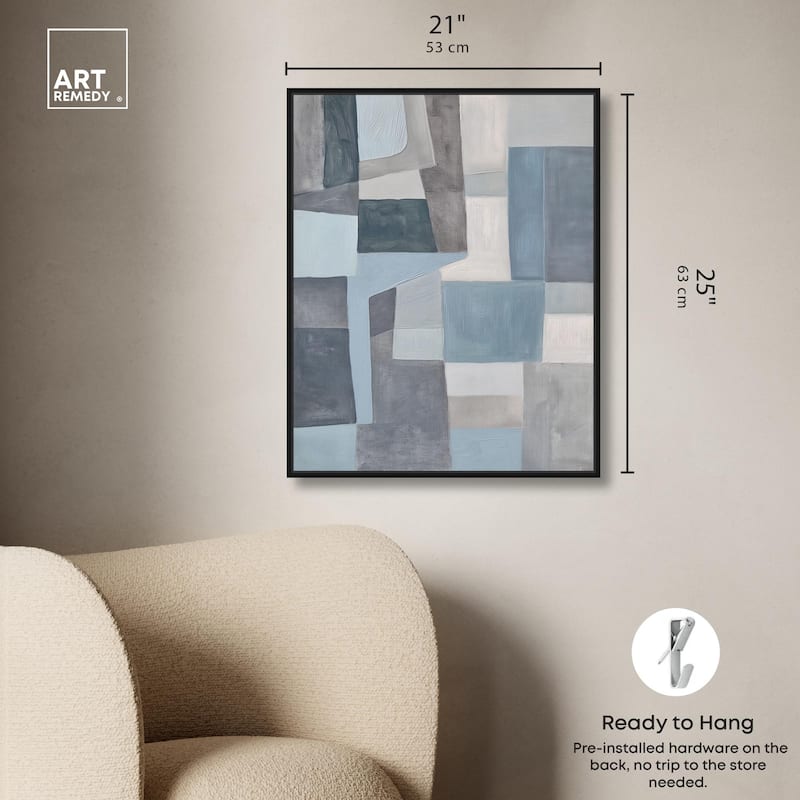 Tessellated Tones I Canvas by Art Remedy