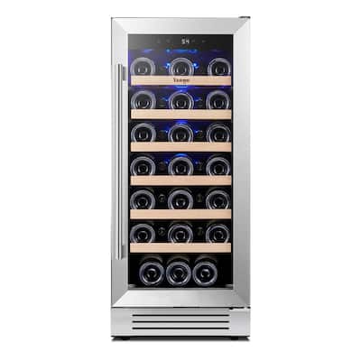 15 Inch Wine/Beverage Cooler 33 Bottles Built-in/Freestanding Wine Rack