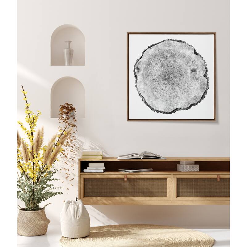 Kate and Laurel Sylvie Rings Framed Canvas by Emiko and Mark Franzen