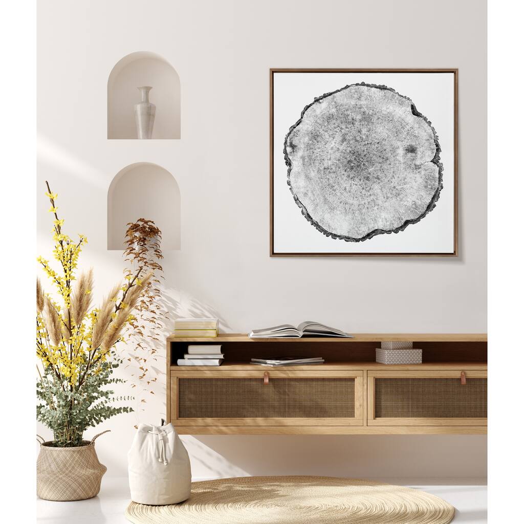 Kate and Laurel Sylvie Rings Framed Canvas by Emiko and Mark Franzen