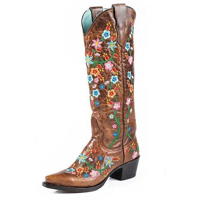 womens floral cowboy boots