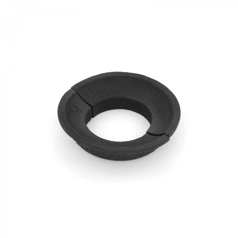 Aluminum Escutcheon Plate 3.13" OD Lacquered Black Finish Escutcheon 1.25" IPS Radiator Flange Renovators Supply