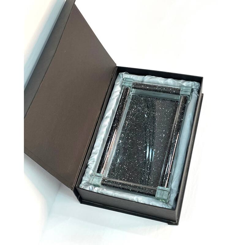 Ambrose Exquisite Small Glass Tray in Gift Box