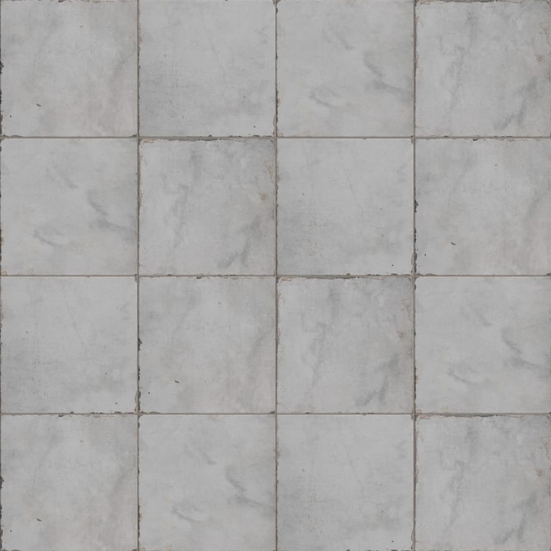 Merola Tile Renaissance Blanco 7-7/8" x 7-7/8" Porcelain Floor and Wall Tile - Case (14 Tiles)