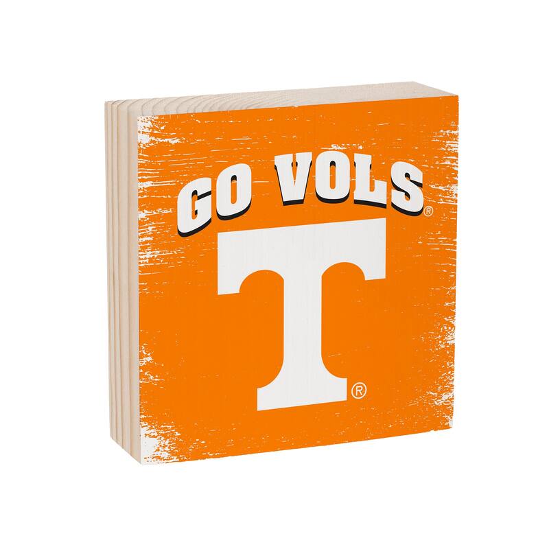 University of Tennessee Wooden Tabletop Mantel Shelf Sign