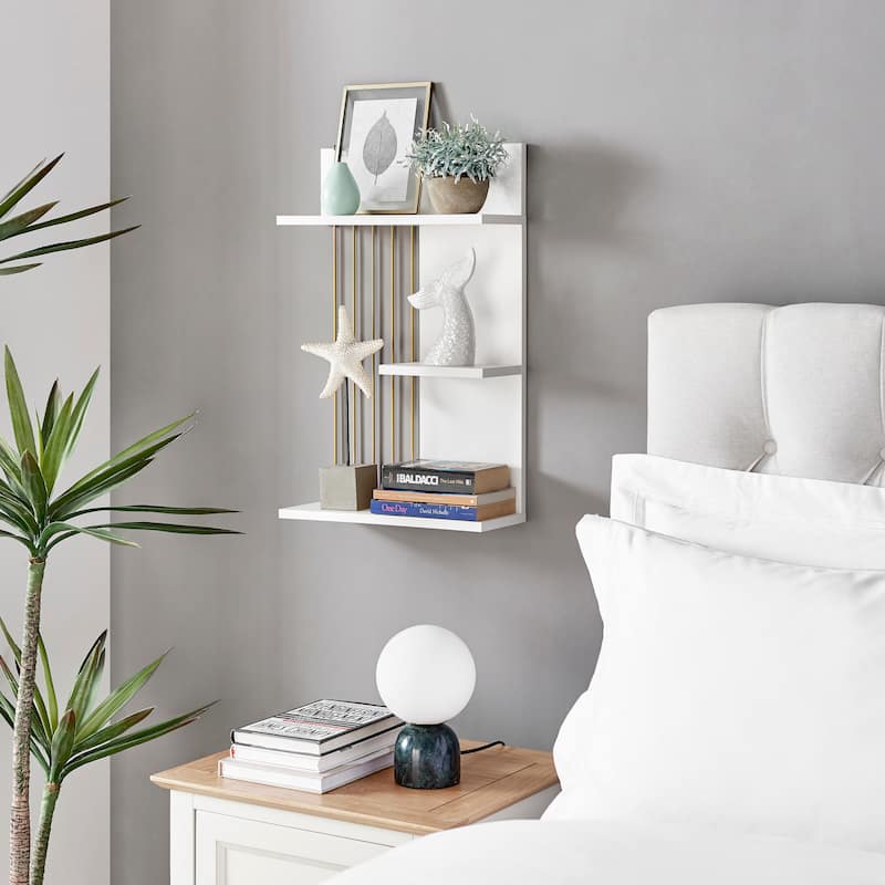 Danya B. Seville Dynamic Utility Ledge Wall Shelf