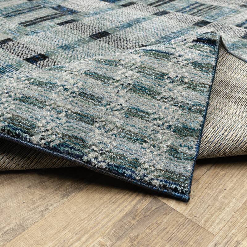 Style Haven Athena Distressed Plaid Area Rug