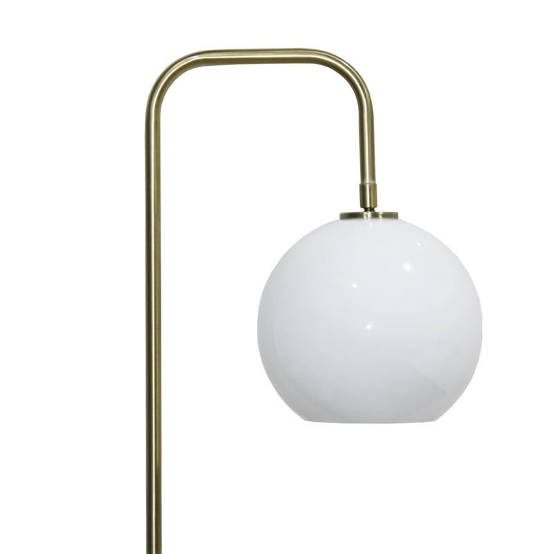 Tall Corner Floor Lamp, Standing Light for Living Room, Bedroom & Office Space Illumination, Solaris White Lampshade