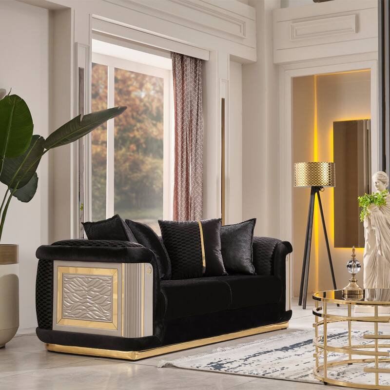 Eze 4-piece Living room Set 1 Sofa & 1 Loveseat & 2 Chair