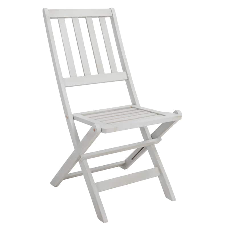SAFAVIEH Linda 6-Chair 1-Table Extendable Patio Dining Set - 35Wx79Dx30H
