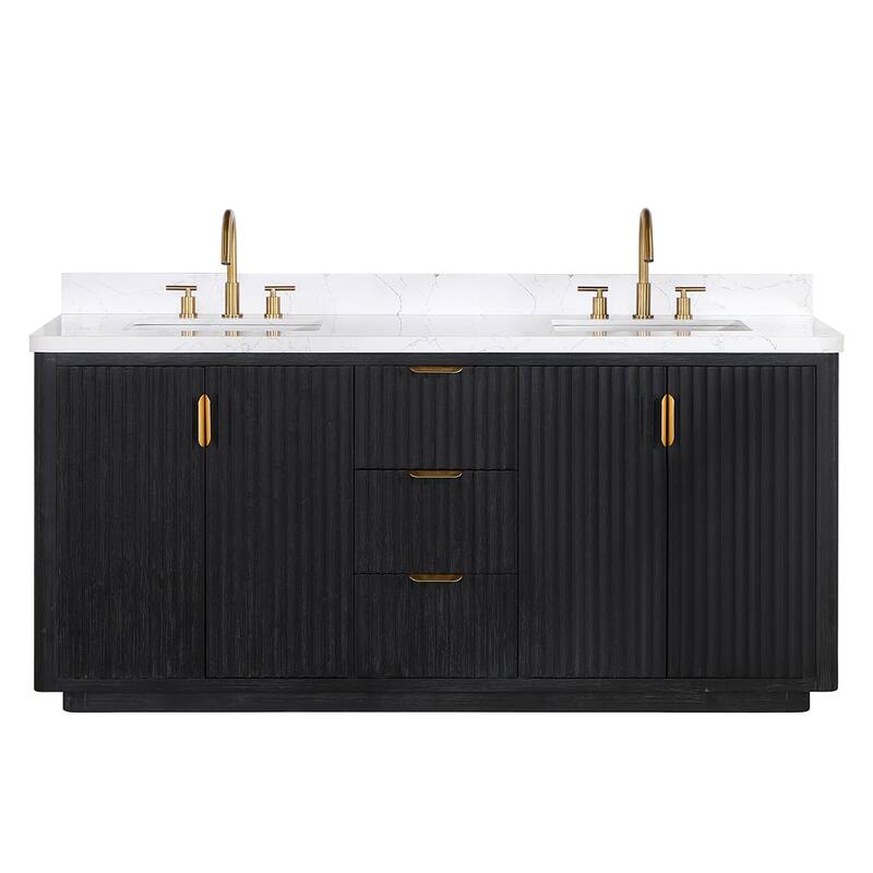 Cadiz Bath Vanity with Composite Stone Top without Mirror
