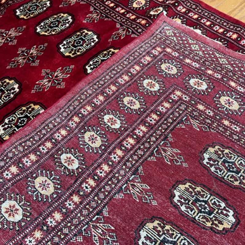 HERAT ORIENTAL Hand-Knotted Bokhara Wool Area Rug (4'2 x 6'1) - 4'2 x 6'1