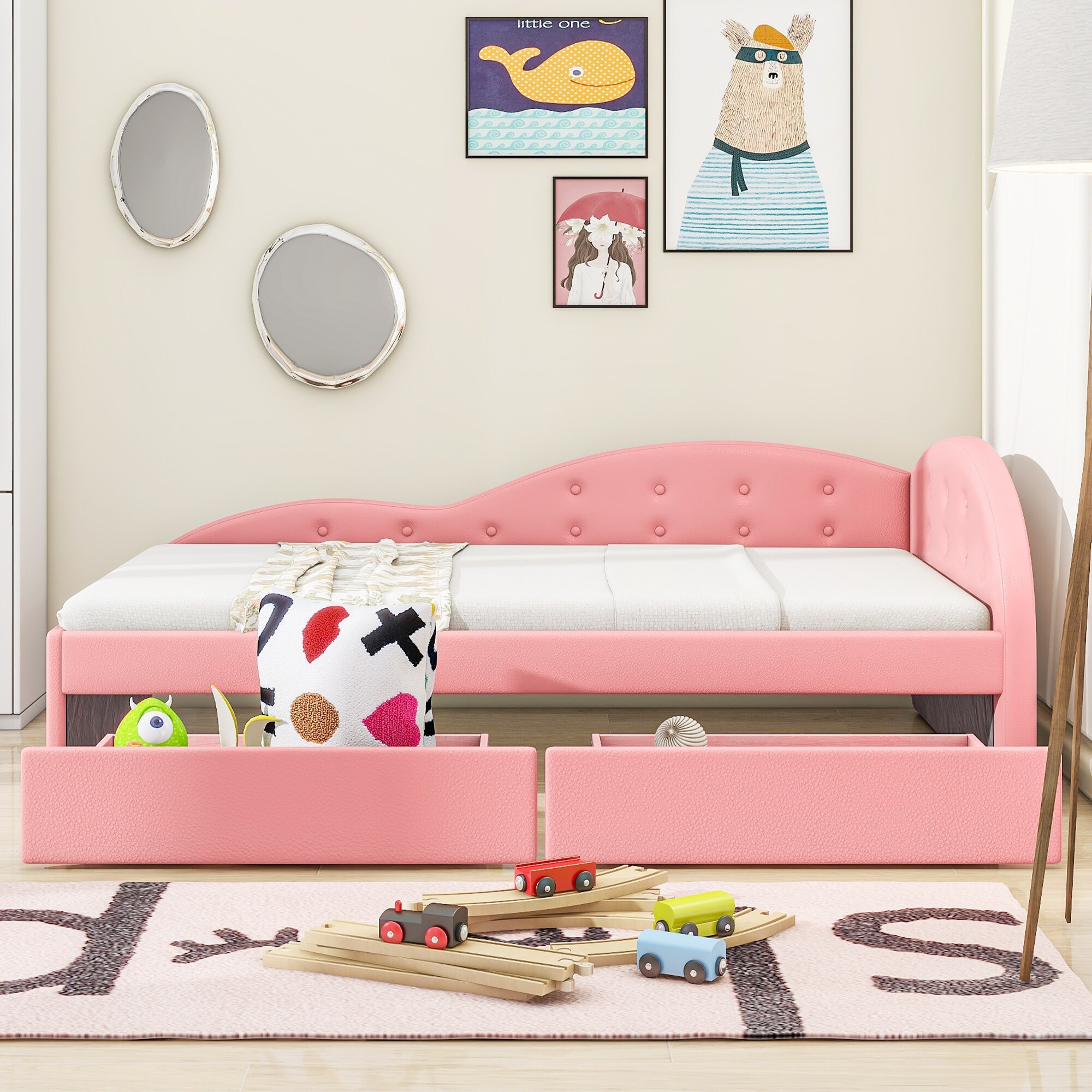 Tufted Kids Beds Bed Bath Beyond